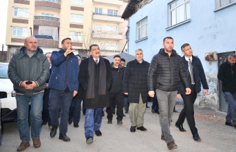 Başkan Gürkan Deprem Sonrası Battalgazi'de İncelemeler Yaptı