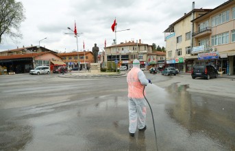 Büyükşehir İlçelerde Dezenfekte Çalışmaları Yapıyot