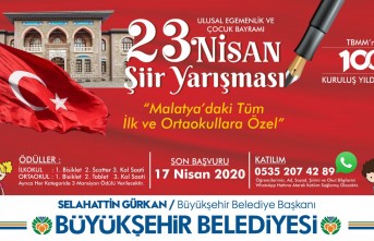 Büyükşehir’den  23 nisan şiir yarışması