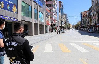 Malatya'da Polislerden Drone İle Denetim