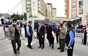 Vali Baruş, Pazar Yerlerini Denetledi