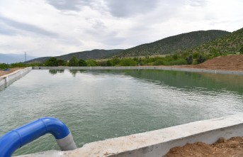 Taşmış’a Kapalı Sistem Sulama Kanalı İnşa Edildi