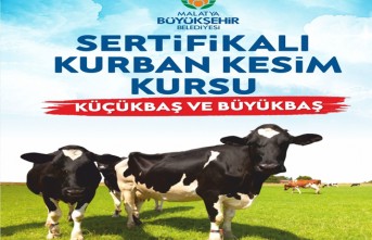 Büyükşehir’den kurban kesim kursu düzenleyiyor