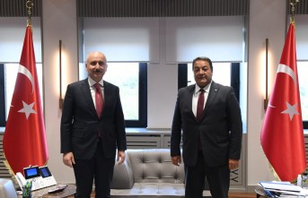 Fendoğlu, Ulaştırma Bakanı Karaismailoğlu’nu ziyaret etti