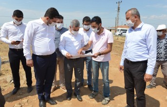 Özal Mahallesinde  yol yenileme ve genişletme çalışmaları