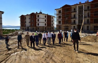 Kale ve Battalgazi İlçelerinde Deprem Konutları İncelendi