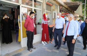 Başkan Güder’den Maske Denetimi