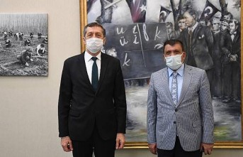 Gürkan'dan Milli Eğitim Bakanı Ziya Selçuk'a Ziyaret