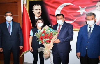 Zabıta Teşkilatından Başkan Gürkan'a Ziyaret