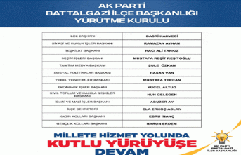 AK Parti Battalgazi’de Görev Dağılımı Belli...