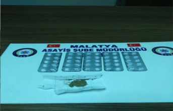 Malatya'da Xanax isimli uyuşturucu madde ele geçirildi