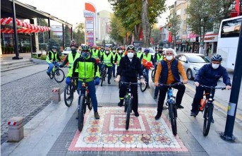 10 Kasım Nedeniyle Bisiklet Turu Düzenlendi