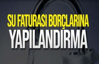 Büyükşehir Belediyesi su borçlarını yapılandırmaya başladı!