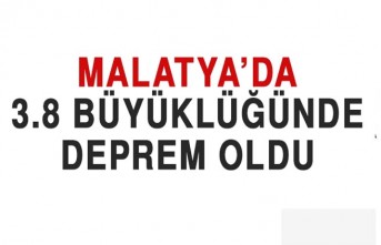 Malatya'da Deprem!