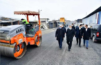 Yeşilyut'ta  Yollar Modern Ve Konforlu Hale Getiriliyor