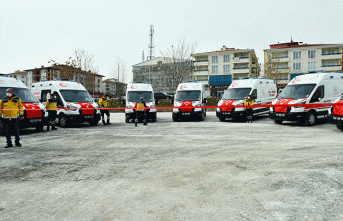Malatya'ya 9 Yeni Ambulans Tahsis Edildi