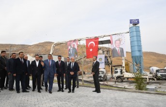 Malatay'da Esenlik Şirketine Ait Beton Santrali Üretime Başladı