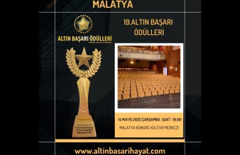 Altın Başarı Ödülleri 19. Kez Malatyada Sahiplerini Bulacak