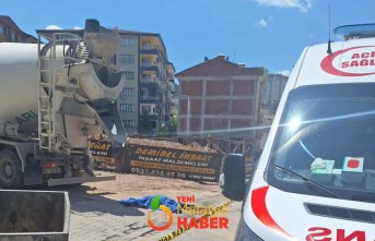 Beton Mikserinin Çarptığı Yaşlı Adam Hayatını Kaybetti