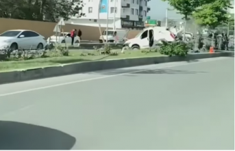 Malatya#39;da Zincirleme Trafik Kazası; 1 yaralı