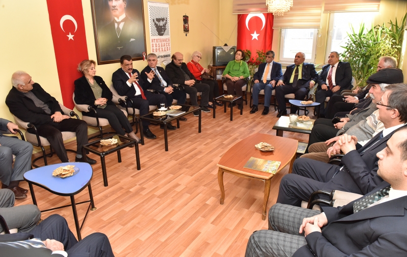 Başkan Gürkan, ADD Başkanı Millioğulları ve Yönetimi İle Bir Araya Geldi
