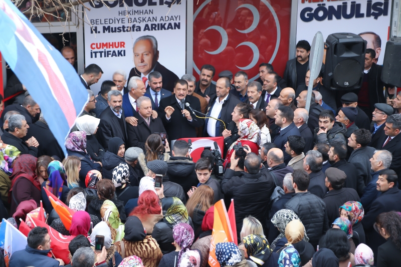 Başkan Gürkan, Hekimhan'da Coşkuyla Karşılandı! 