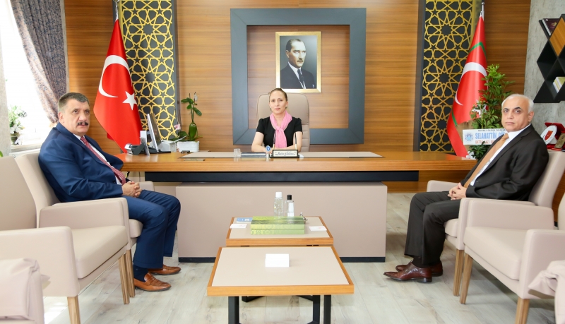 Başkan Gürkan'dan  Eksilmez'e Ziyaret