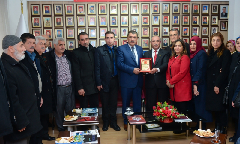 Başkan Gürkan'dan Şehit Aileler ve Gazilere Ziyaret