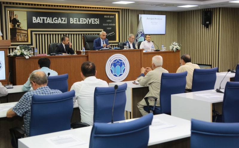 Battalgazi Belediye Meclisi Ağustos Ayı Toplantısını Yaptı