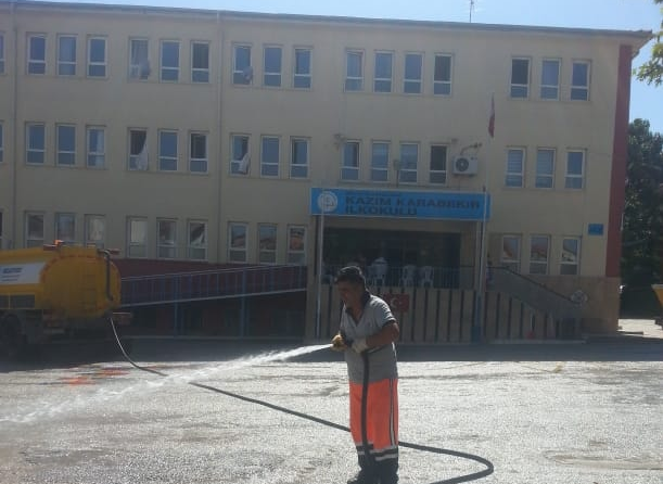 Battalgazi Belediyesi'nden Okul Öncesi Temizlik Çalışması