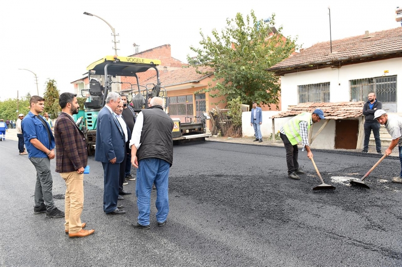 Büyükşehir, Battalgazi Mahallesi’nde asfaltlama çalışmaları yaptı