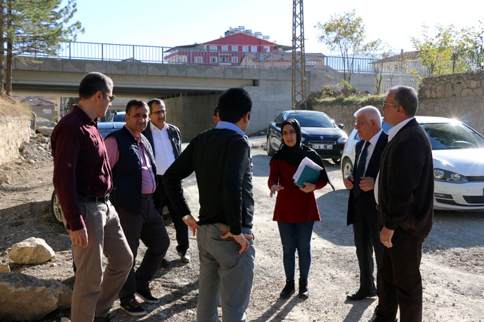 DSİ Malatya Şube Müdürü, Hekimhan’da İncelemelerde Bulundu