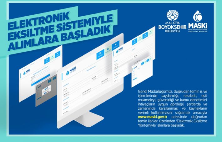 Elektronik Eksiltme Sistemiyle Alımlara Başladık