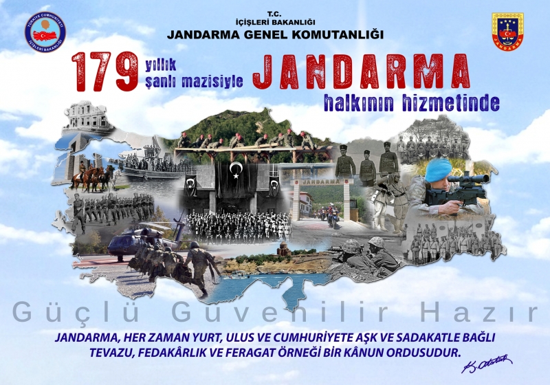 Jandarmanın 179’uncu Kuruluş Yıl Dönümü İçin  Erdoğan'dan Mesaj