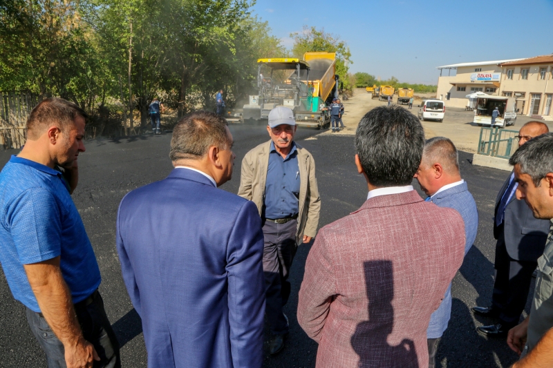 Eski Malatya Trafiğini Rahatlatacak Yeni Yolda Sıcak Asfalt