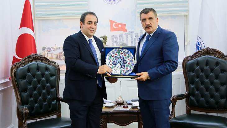 Gümüş'ten Başkan Gürkan'a Ziyaret