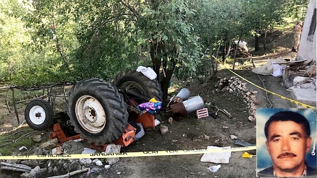  Hekimhan'da Traktör Devrildi, Sürücüsü Öldü