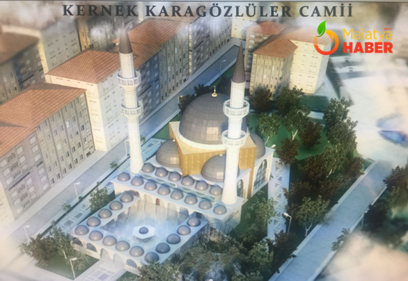 Kernek Karagözlüler Camisinin temeli atıldı