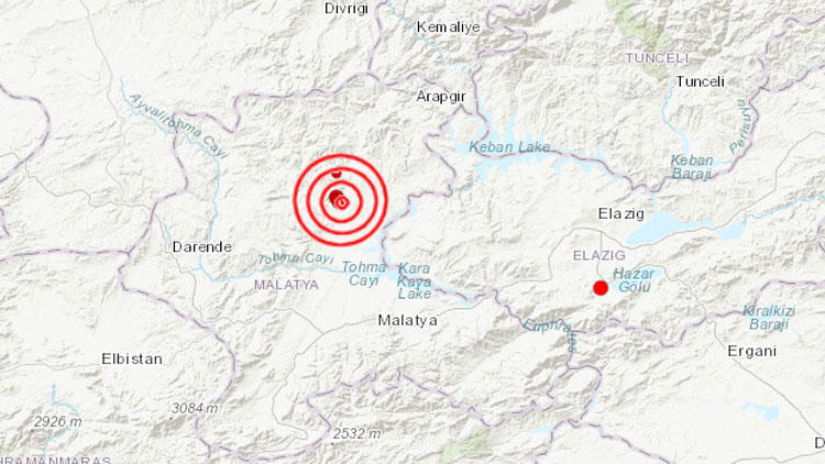 Malatya 4.5 büyüklüğünde deprem ile sallandı