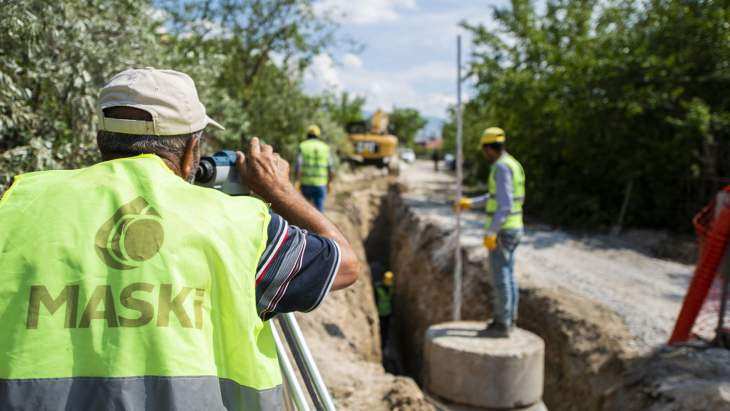 MASKİ'den  Mahalleye 12 Km Kanalizasyon Hattı İ