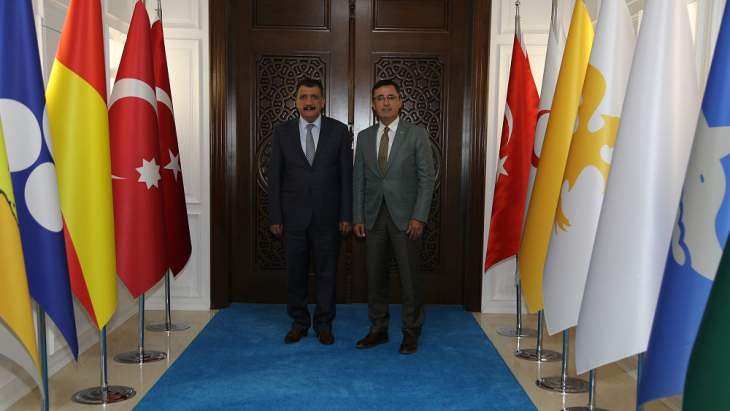 Mumcu'dan Başkan Gürkan'a Ziyaret