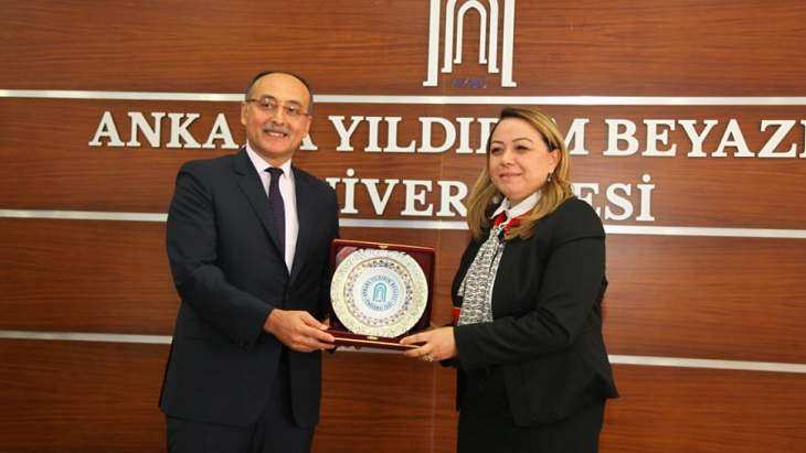 Rektör Prof. Dr. Karabulut için AYBÜ’de veda töreni düzenlendi