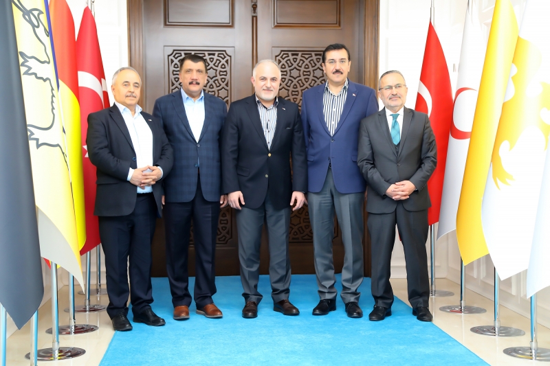 Türk Kızılay Genel Başkanı Kınık'tan Başkan Gürkan'a Ziyaret