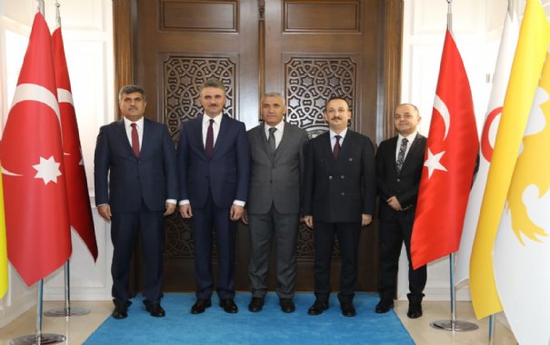 Vali Baruş, Başkan Güder’e Hayırlı Olsun Ziyaretinde Bulundu