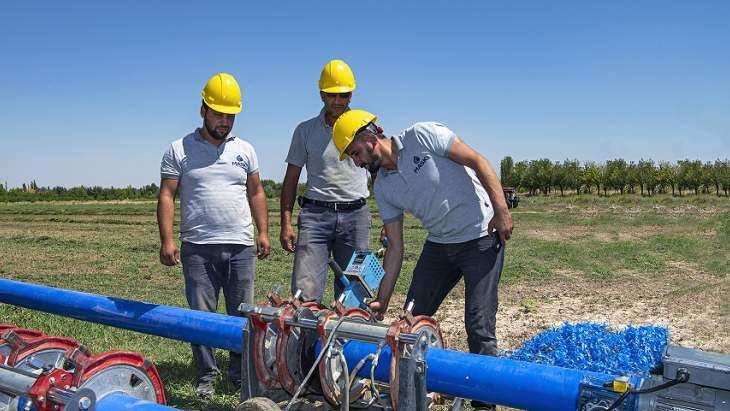 Yazıhan Kömüşhan’a Yeni İçmesuyu Hattı