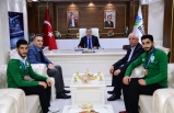 Kıck-Boks Sporcularından Başkan Çınar'a Ziyaret