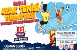 Battalgazi’de Ödüllü Ayak Tenisi Turnuvası