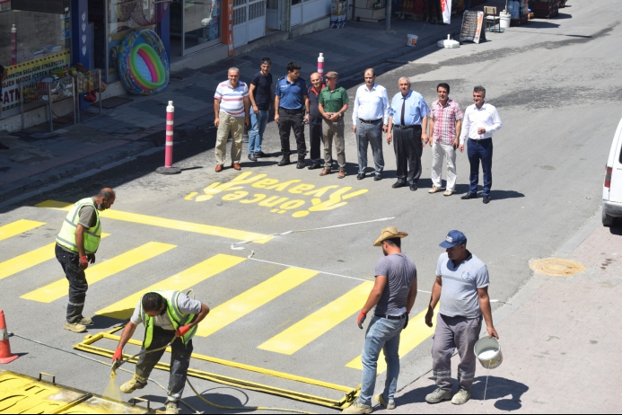 Yaya Öncelikli Trafik Uygulaması Akçadağ'da