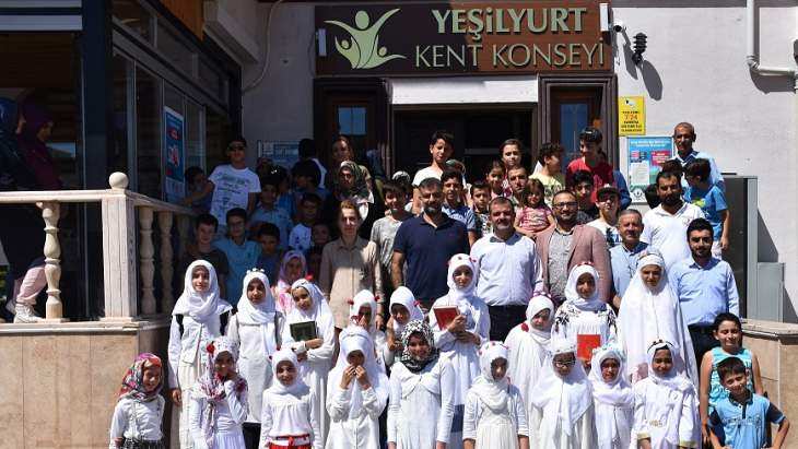 Yeşilyurt Kent Konseyi Yaz Kur'an Kursu İçin Yılsonu Kapanış Programı Düzenlendi