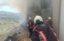 İşçilerin kaldığı konteynerlerde yangın